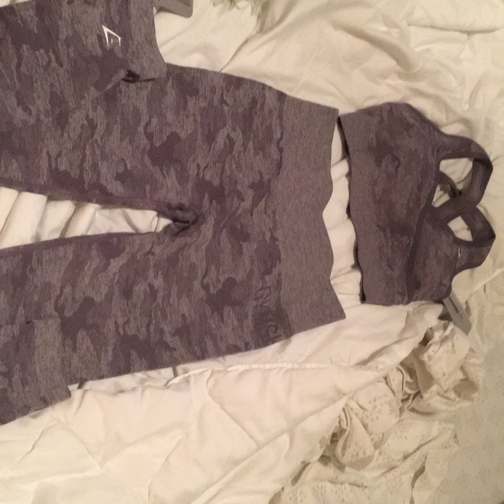 Gymshaark M camp seamless lavender gray